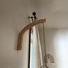 Minimalist Natural Wood Wall Plant Hanger Heavy Duty Hanging Flower Pot Hook for Modern Home Office Wall Decor