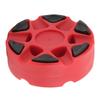 Hockey Puck Dense Texture Glossy Flat Easy Sliding Plastic Roller Hockey Puck for Daily Skating TrainingRed