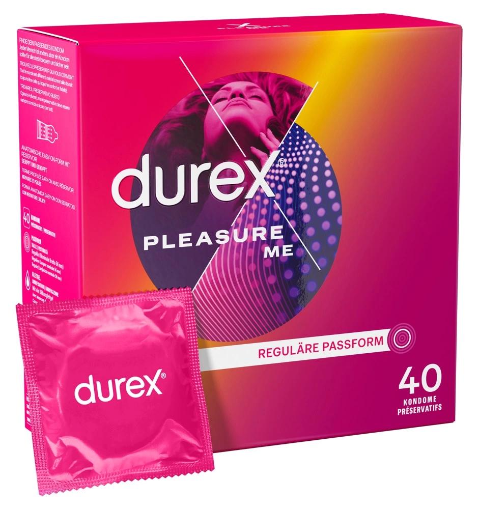 Durex Pleasure Me - Grooved Condoms for Stimulation 40 pcs