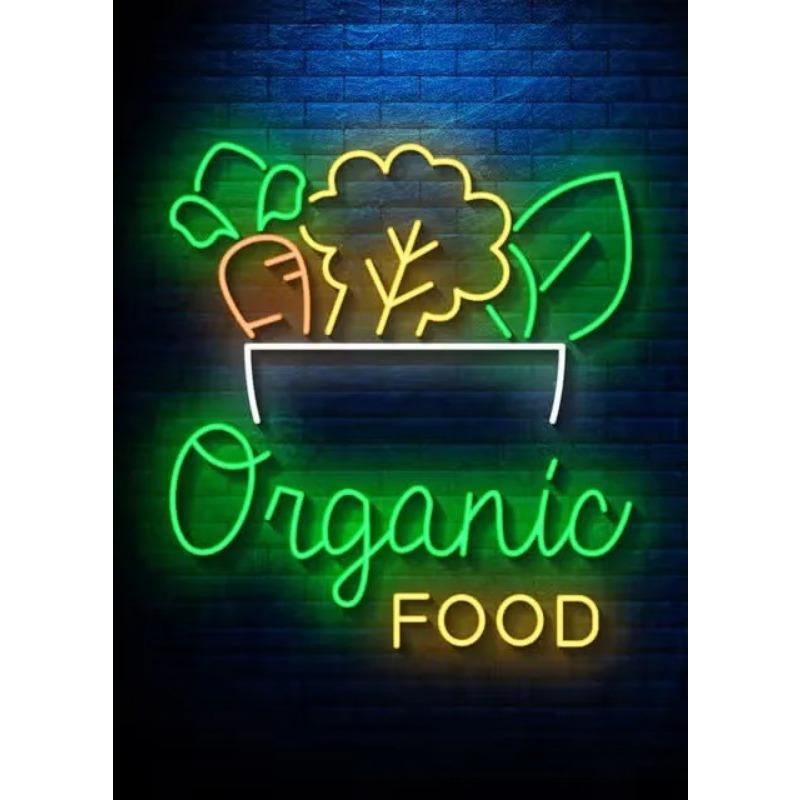Neon Essen Nudeln Sushi Pizza Popcorn Bier Schild Poster Leinwand Malerei Drucke Wandkunst Bilder Bar Restaurant Heimdekor KEIN LED