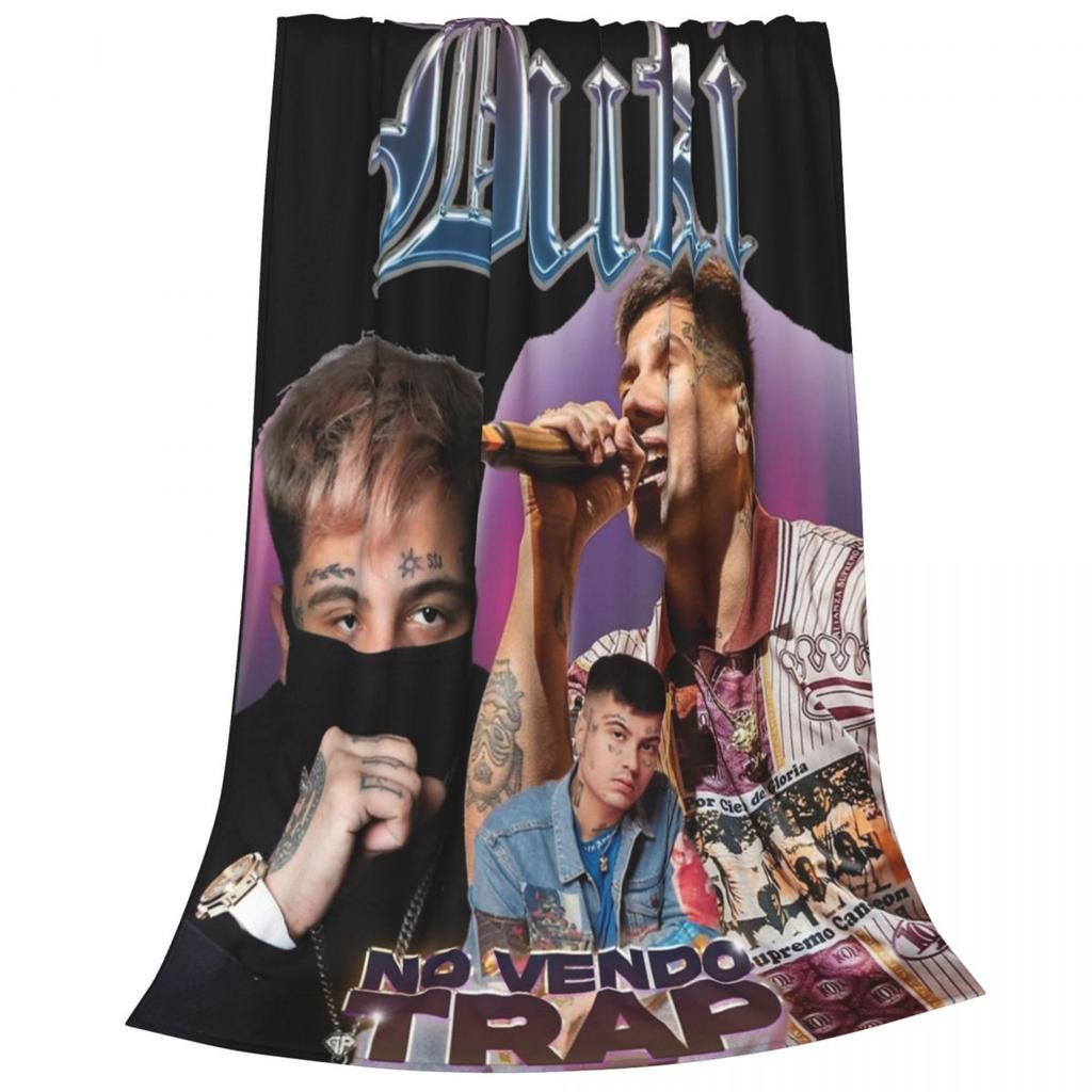 Duki Hip Hop Rapper Fleece Throw Blanket Blanket For Bed Bedroom Ultra-Soft Plush Thin Quilt