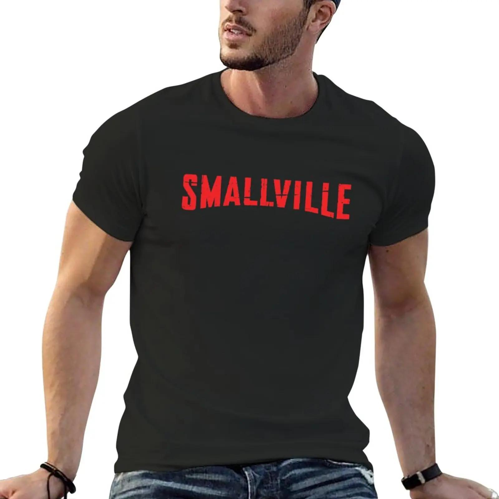 

New Smallville T-Shirt vintage clothes summer top t shirts for men graphic - Men s Summer Cotton Graphic Tee 5XL різнокольоровий