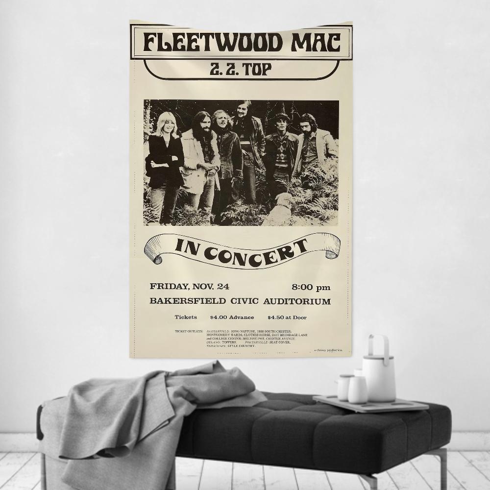FFleetwood Rock Band Mac Tapestry Room Decor Wall Cloth Party Hanging Background Room Decor Baby Room