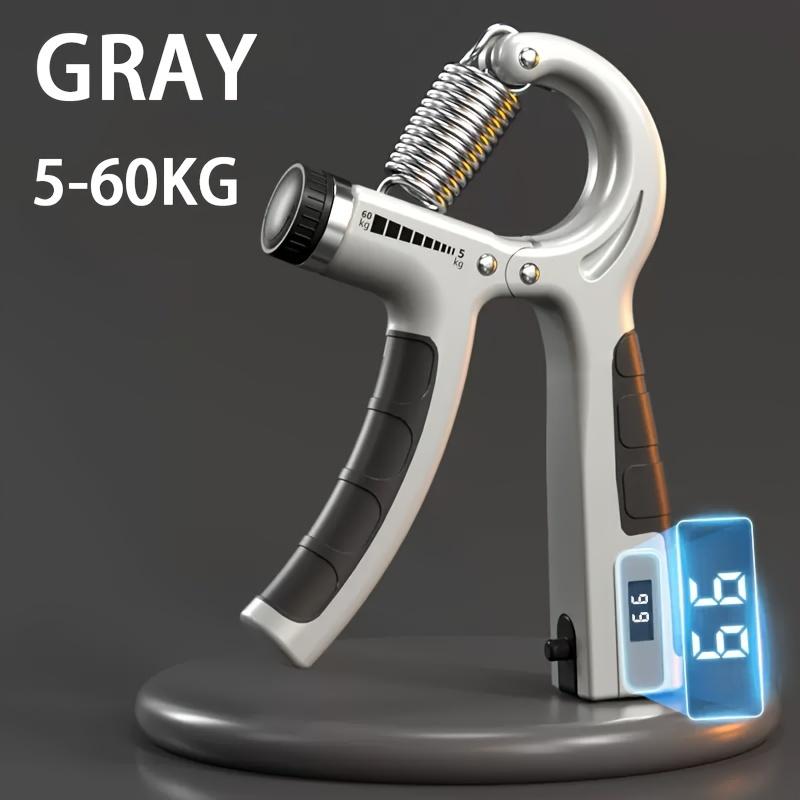1/5-60Kg Adjustable Hand Grip Strengthener Trainer For Wrist Forearm Muscle Building Exercise