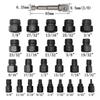 26pcs Screw Bolt Extractor Drill Bit Stud Slip Teeth Stripped Broken Remover For Air Tools Power Tools Accessories