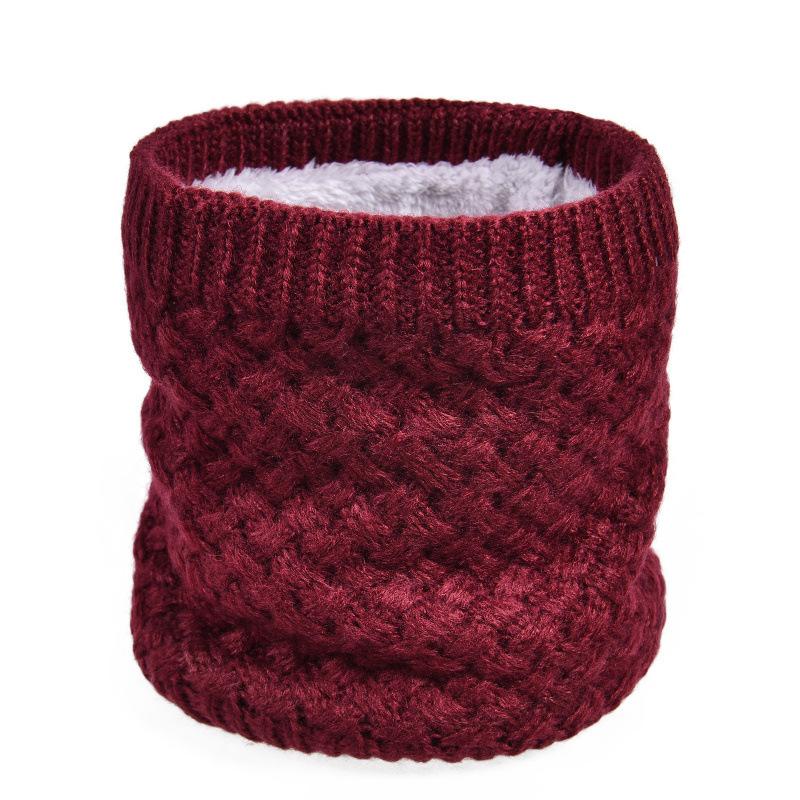 Male and Female Couples Fleece Thickened Single Ring Sleeve Winter Warm Wool Knitted Sleeve