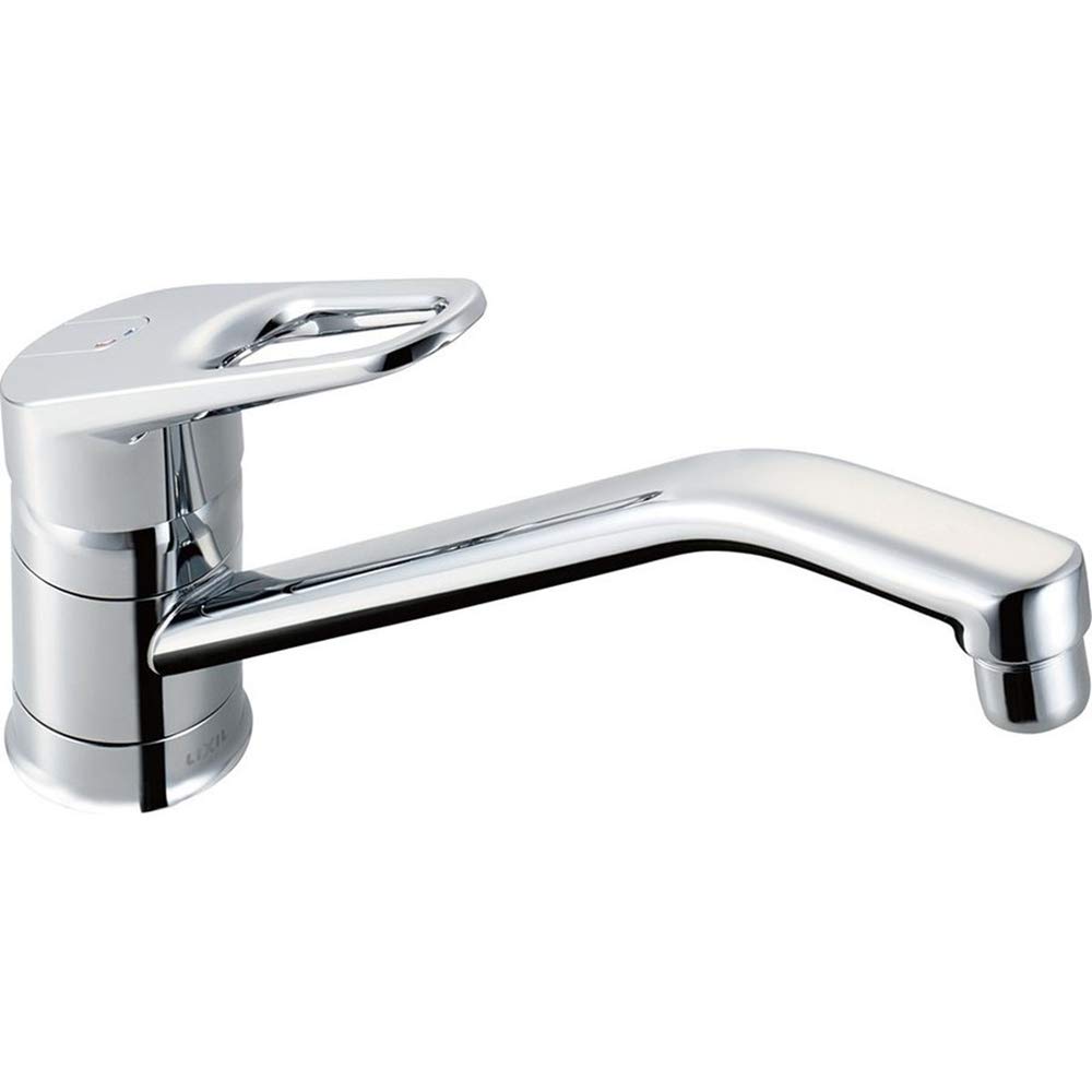 

LIXIL INAX Mixer Single-Lever Faucet, Silver, SF-HB420SYXA