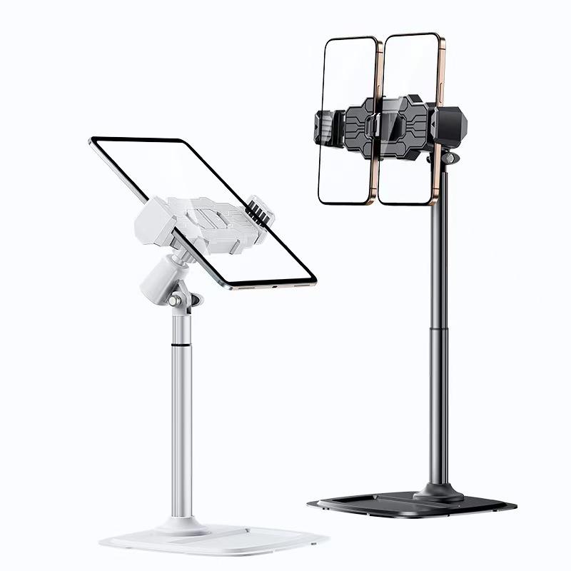 

Upgraded Dual-Camera Retractable Metal Phone Holder with Multi-Axis Rotation for Live Streaming