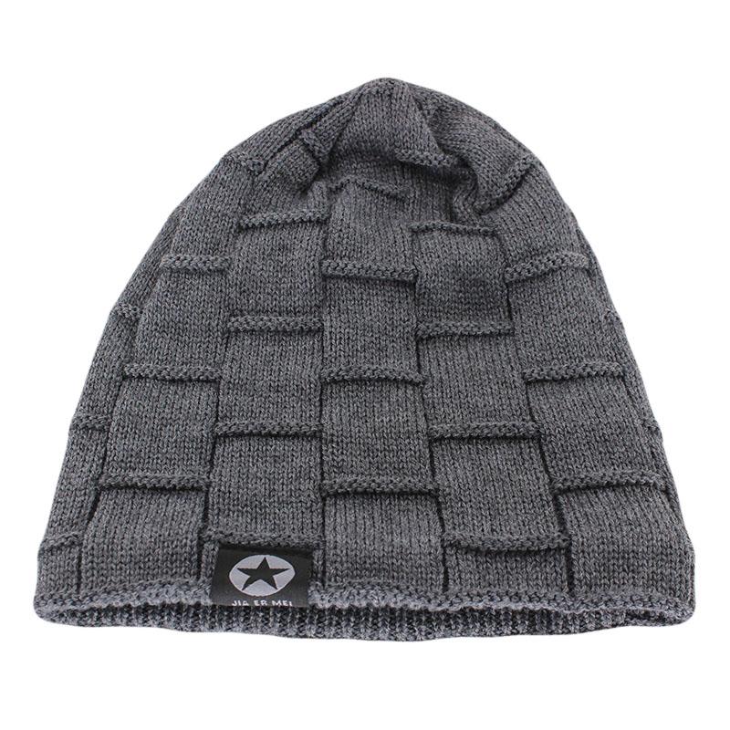 Mütze Weiche Unisex-Beanie-Mütze aus gestrickter Wolle, warme Wintermütze, dicke, weiche Stretch-Mütze für Damen und Herren, modische Skullies und Beanie