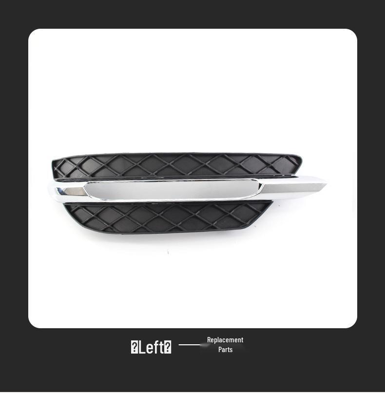Решетка переднего бампера и накладка противотуманной фары для Mercedes-Benz C-Class W204 2012-2014