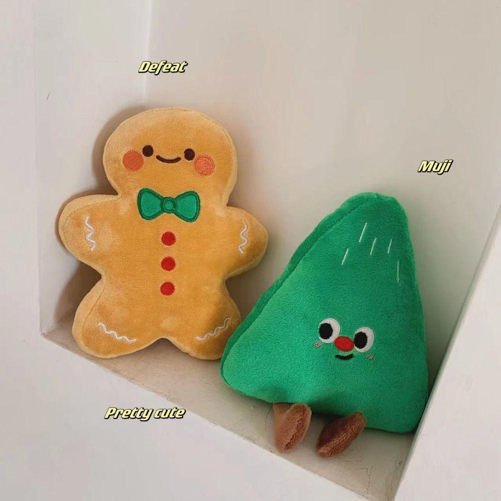 Christmas Tree Body Pillow Gingerbread Man Christmas Ornament Cute Holiday Dolls