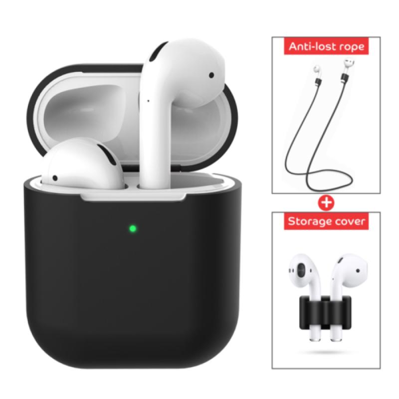 3 Pcs/set For Apple AirPods 2 Wireless Charger Protective Silicone Case Cover Accessories