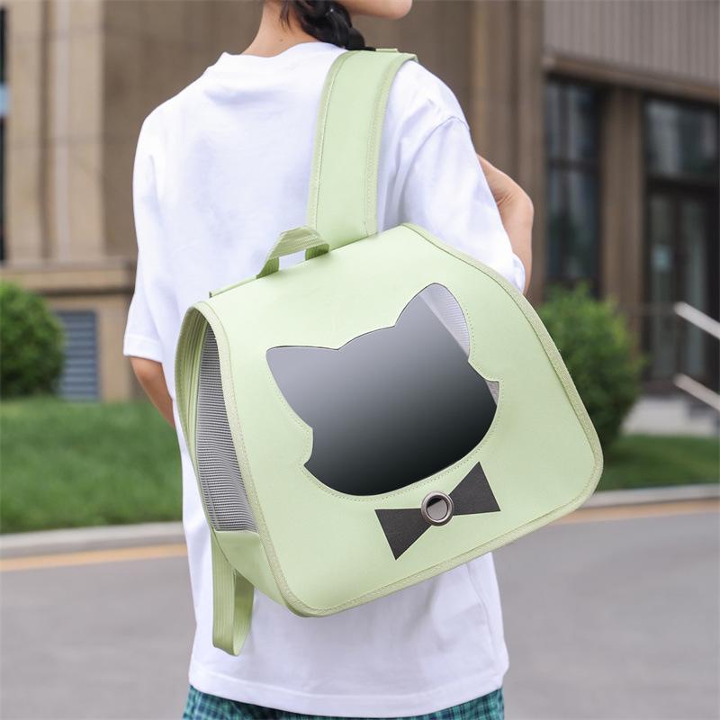 

All-Season Portable Breathable Cat Carrier Backpack & Handheld Bag 35x26x30 cm (under 10 kg)