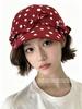 Cappellino da Baseball in Lino a Pois Francesi Donna Stile Morbido Elegante Traspirante Cappello da Sole Estivo Casual con Visiera