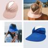 Beach Empty Top Sun Hats Women Girls Wide Brim Visor Hat Summer UV Protection Sunscreen Caps Outdoor Sports Fashion Baseball Cap