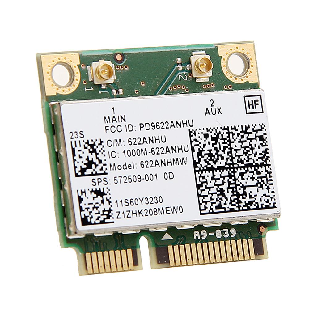 6200 AGN PCI-E Half-Height Wireless Network Card - Dual-Band WiFi Adapter for PC/Desktop, High-Speed Wireless LAN