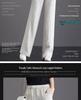 Pure Cotton High-Waisted Wide-Leg Pants for Women, Loose Drapey Fit, Perfect for Spring/Summer 2026.