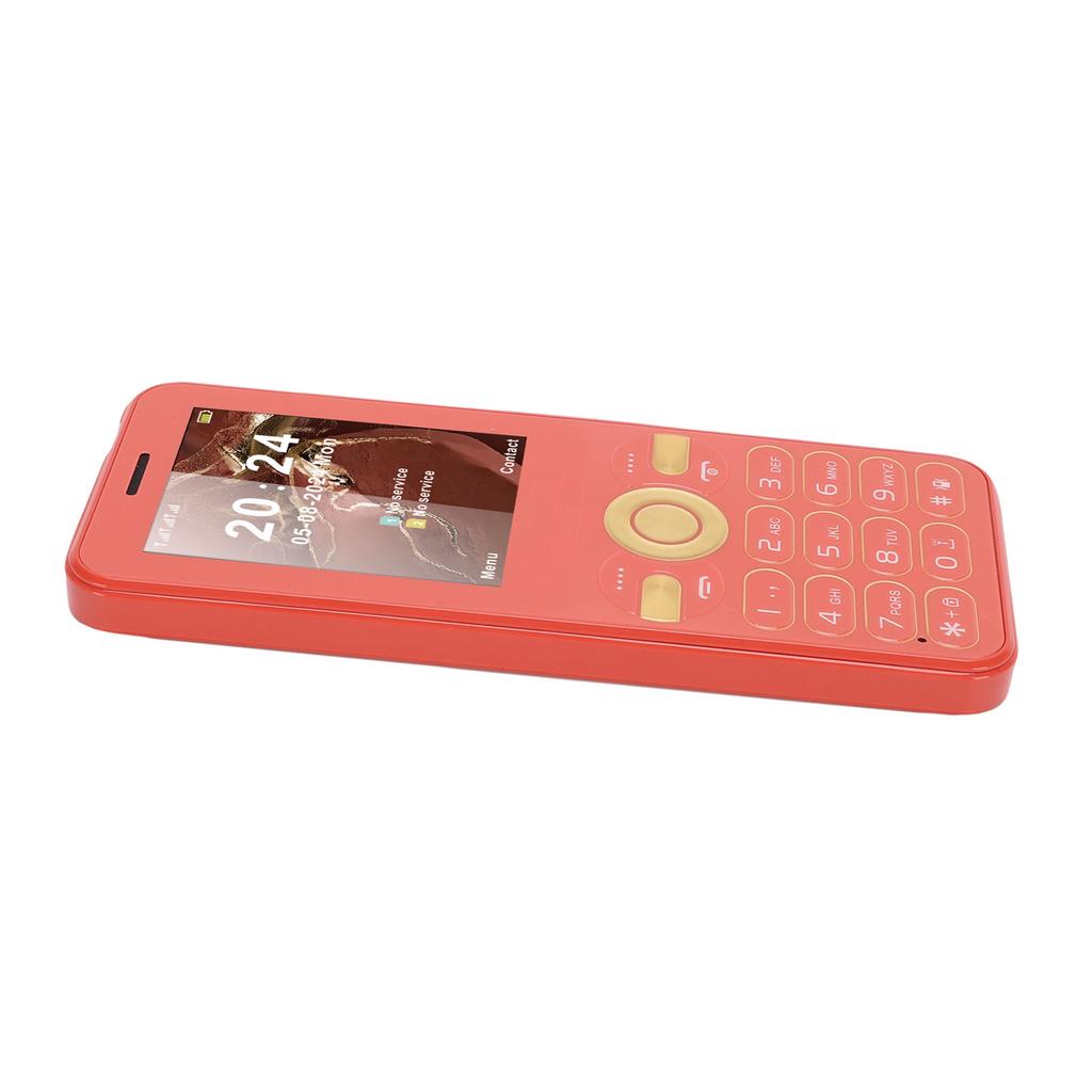 2G Phone   Slim 2.4 Inch Color Display Double SIM Double Standby Senior Mobile Phone with Flashlight Large Volume Big Buttons