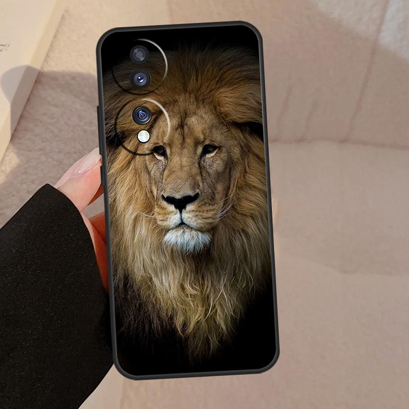 Leopard Tiger Lion Animal Case For Honor X9b X9a X8a X7a X6a X6 X7 X8 X9 8X 9X Honor Magic 5 Pro 50 70 90 Lite Cover