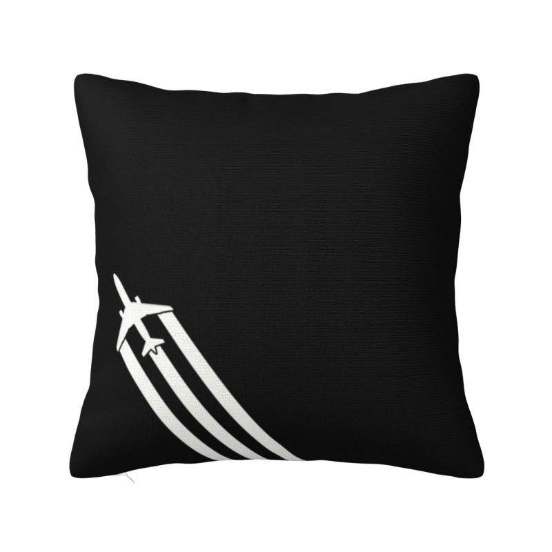 Cockpit Six Dials Flight Simulator Pilot Nordic Pillow Cover Home Decor Airplane Aircraft Car Cushion