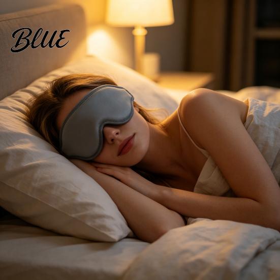 Adjustable Eye Cover for Rest Sleep Mask Men Women 3D Blackout Masks with Elastic Strap Side Ergonomic Blindfold Sleepers Light Blocking Sleeping