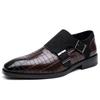 Hot-selling Men's Leather Oxford Shoes Breathable Slip-on Flats Fashion Man Casual Shoes Formal Business Shoes Holiday Loafers