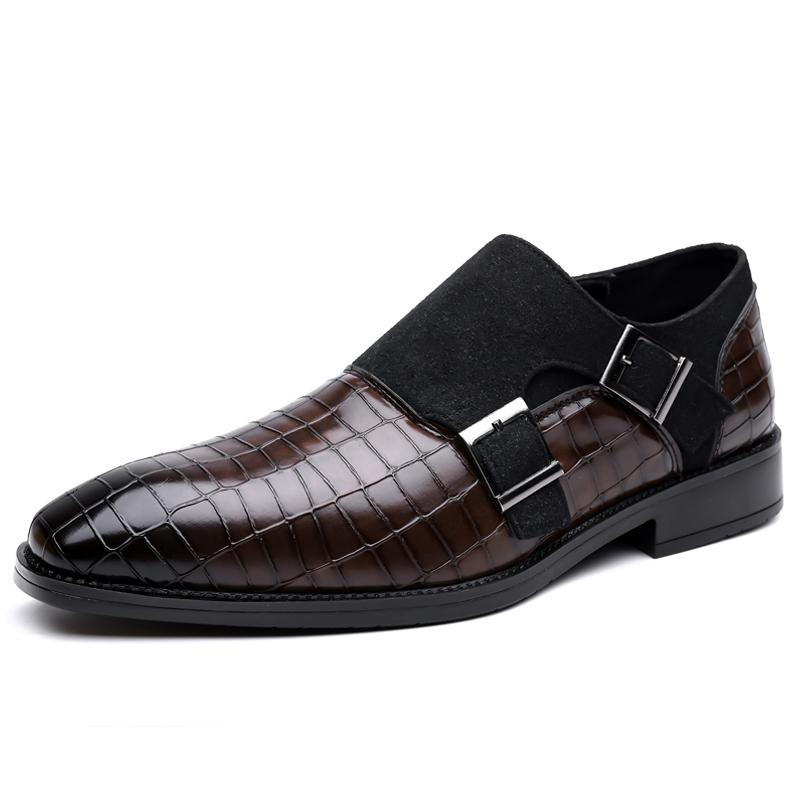 Hot-selling Men's Leather Oxford Shoes Breathable Slip-on Flats Fashion Man Casual Shoes Formal Business Shoes Holiday Loafers