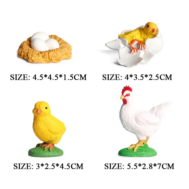 Oenux Montessori Tool Organ Vegetable Fruit Animals Brinquedo Model Action Figure Figurines Miniature Education Kid Toy Gift