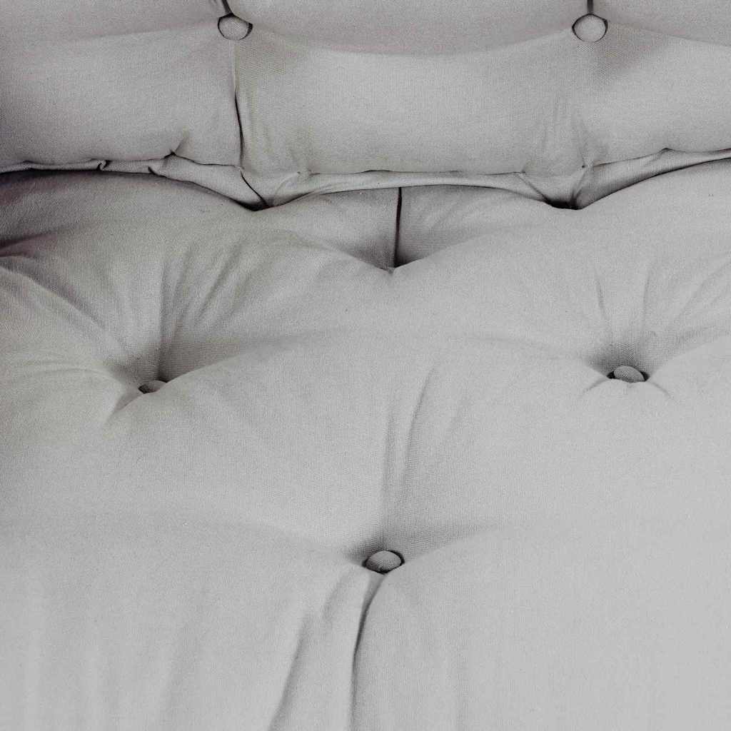 Pallet Sofa Cushion Set 3 Pcs Gray 120 X 80 X 38 Cm Fabric