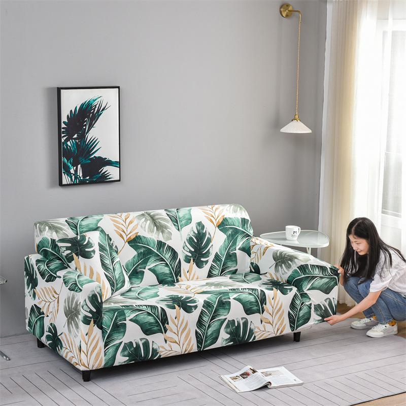 Sofa Cover All Season Style Sofa Cover  Full Cover Elastic Sofa Cover  Full Cover Fabric Combination Anti Slip Cover