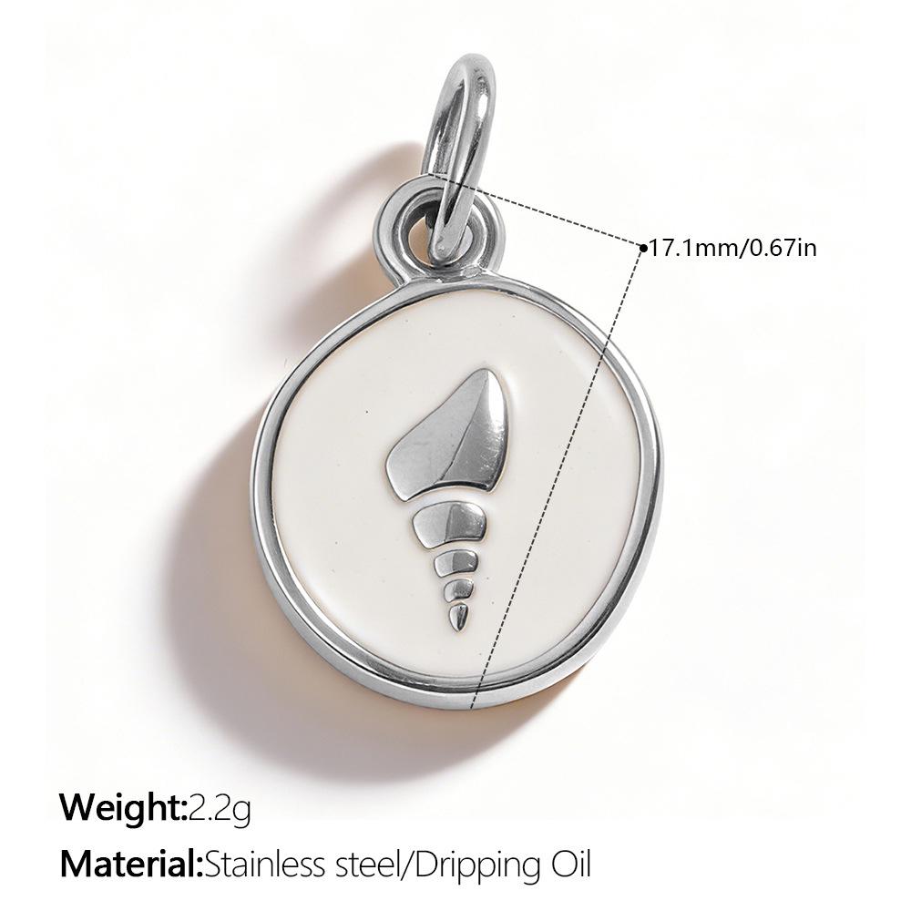 Yori 1Pc Exquisite Waterproof Castle Rocking Horse Shaped Pendant for Women Charms Golden DIY Accessories StainlessSteel Jewelry