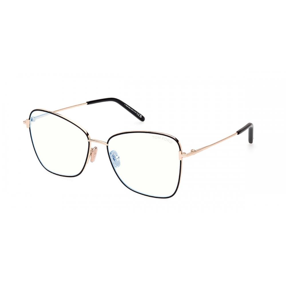 

Tom Ford Ft5906 B Blue Light Block 001 Women Eyeglasses 55-15-140