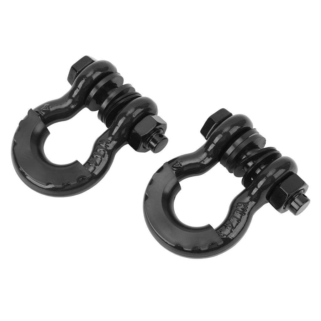 2KS 3 4 Palcové D-kroužkové třmeny s 7 8palcovým čepem a podložkou 5952 lbs Mezní pevnost pro tažný popruh naviják terénní vozidlo