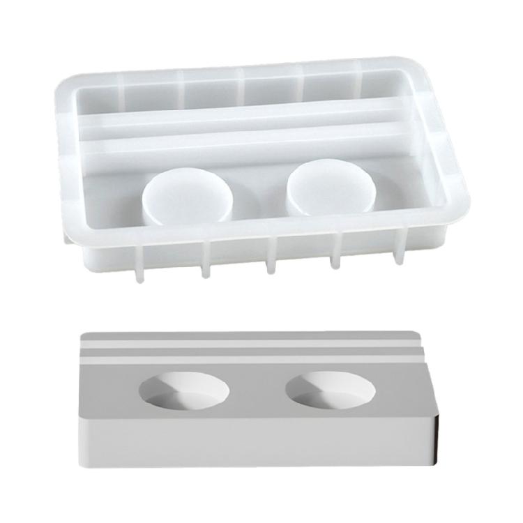 Professional Silicone Christmas Tree Standing Elk Mold Easy Demolding Design Candle Holder Mold for DIY Projects