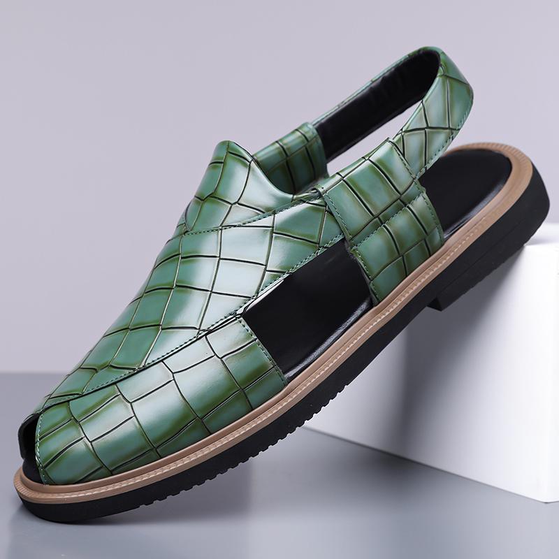 2026 New Arrival Casual Leather Sandals  N-slip Walking Shoes High Quality Comfy Mens Flat Designer Shoes Outdoor Shoes