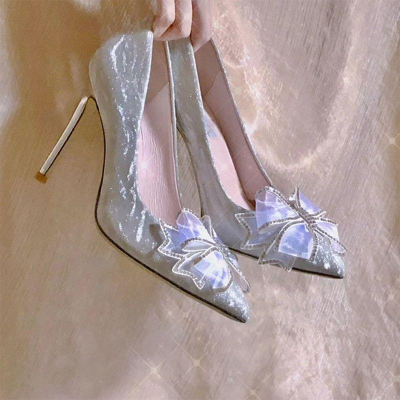 zapatos de mujer women sexy party night club stiletto heel shoes lady fashion golden high quality slip on pumps ab631