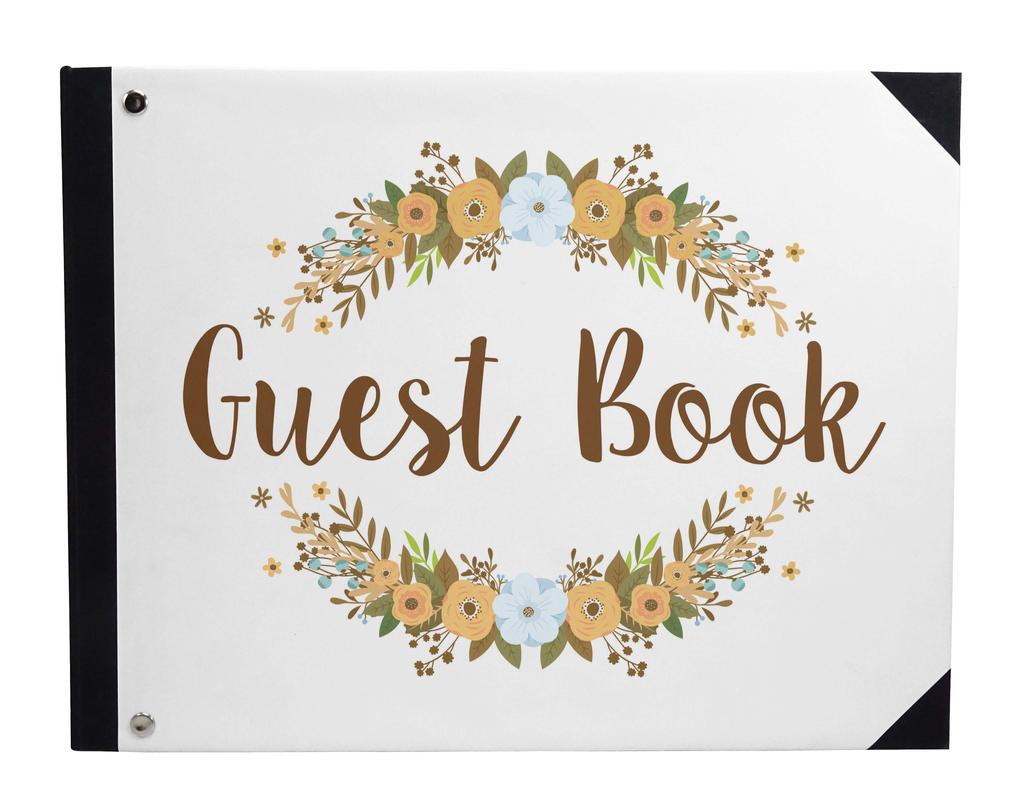 Darling Souvenir Black Blur Light Printed Hardbound Cover Personalized Guestbook For Retirement Party Guest Sign In-9 x 12