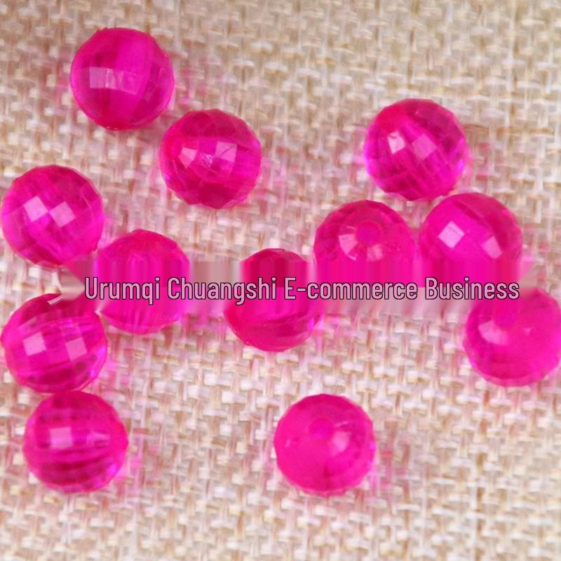 6-30MM Transparent Earth 96-Facet Acrylic Beads for Door Curtains & DIY Bracelets