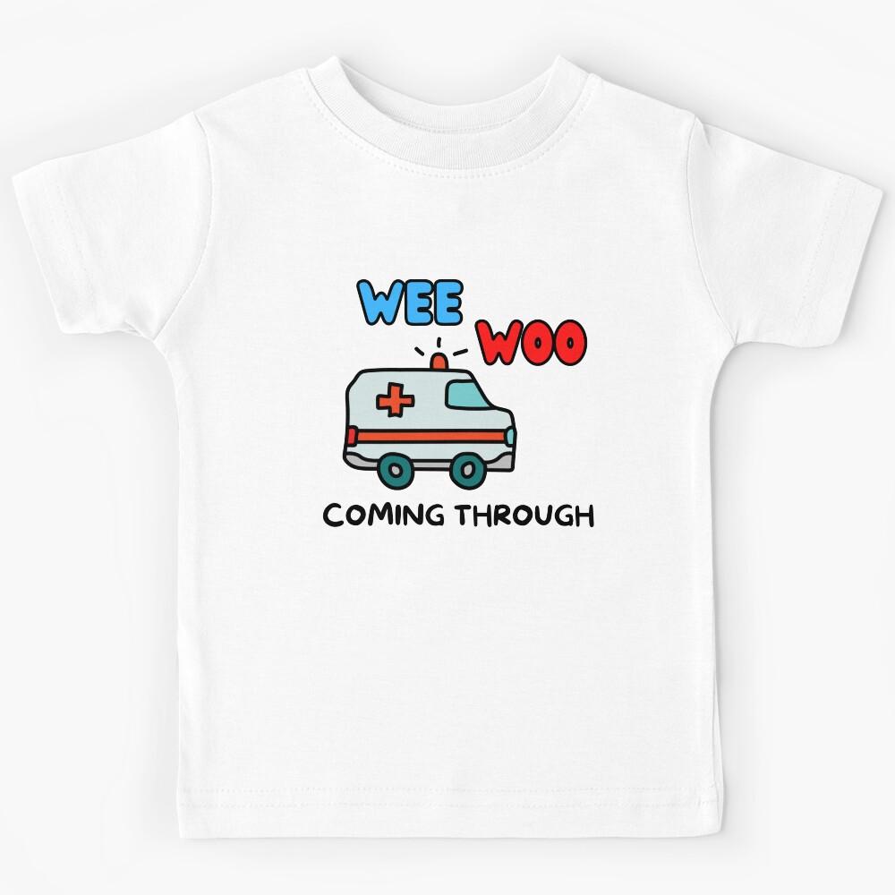 Wee Woo Ambulance Kids T-Shirt 160