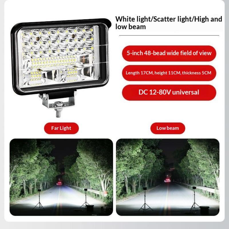 Led Spotlights For Cars Waterproof And High-Brightness Led Headlights For Trucks Electric Vehicles Agricultural Vehicles