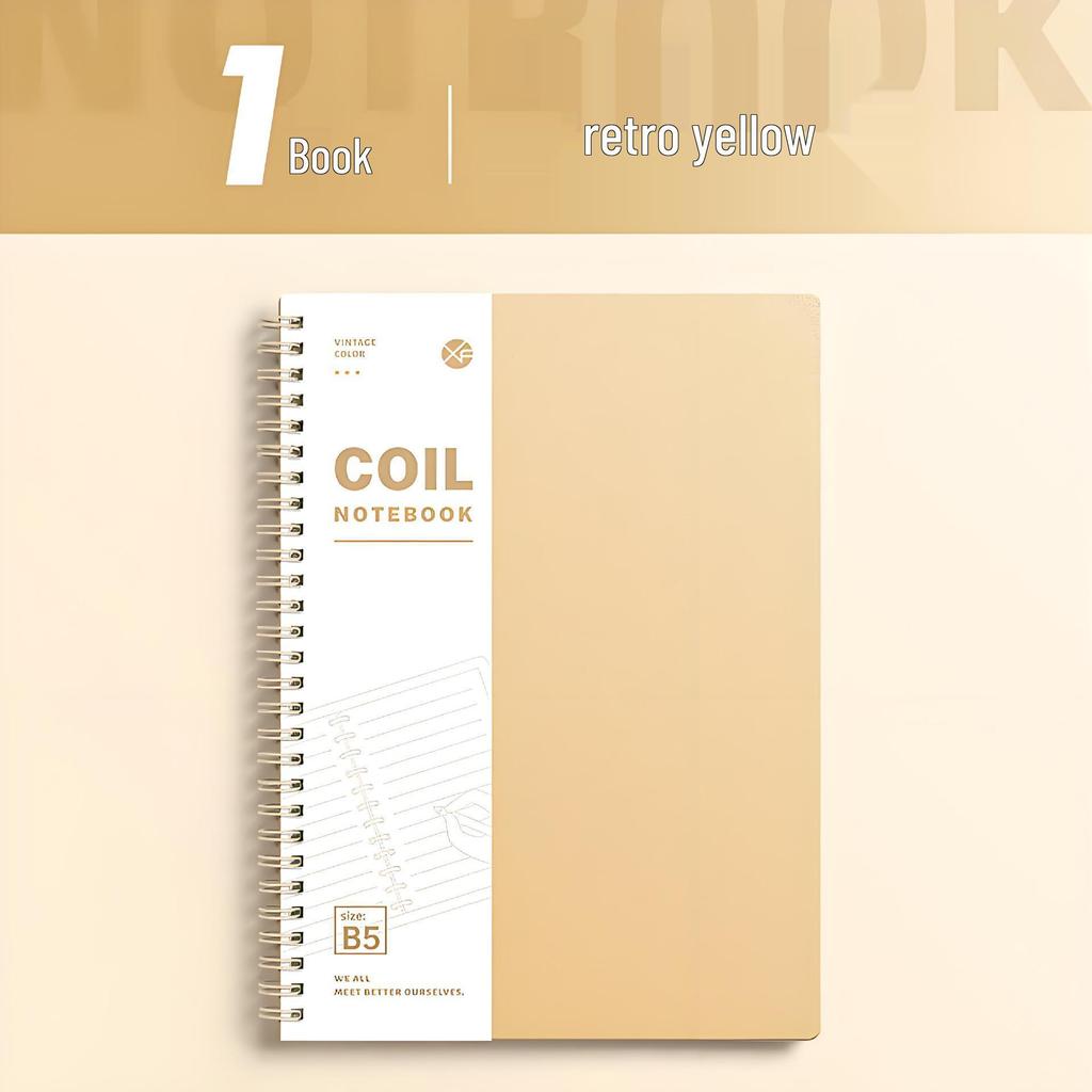 Spiral B5 Notebook: Office, Meeting, Practice, Homework, Lined Diary