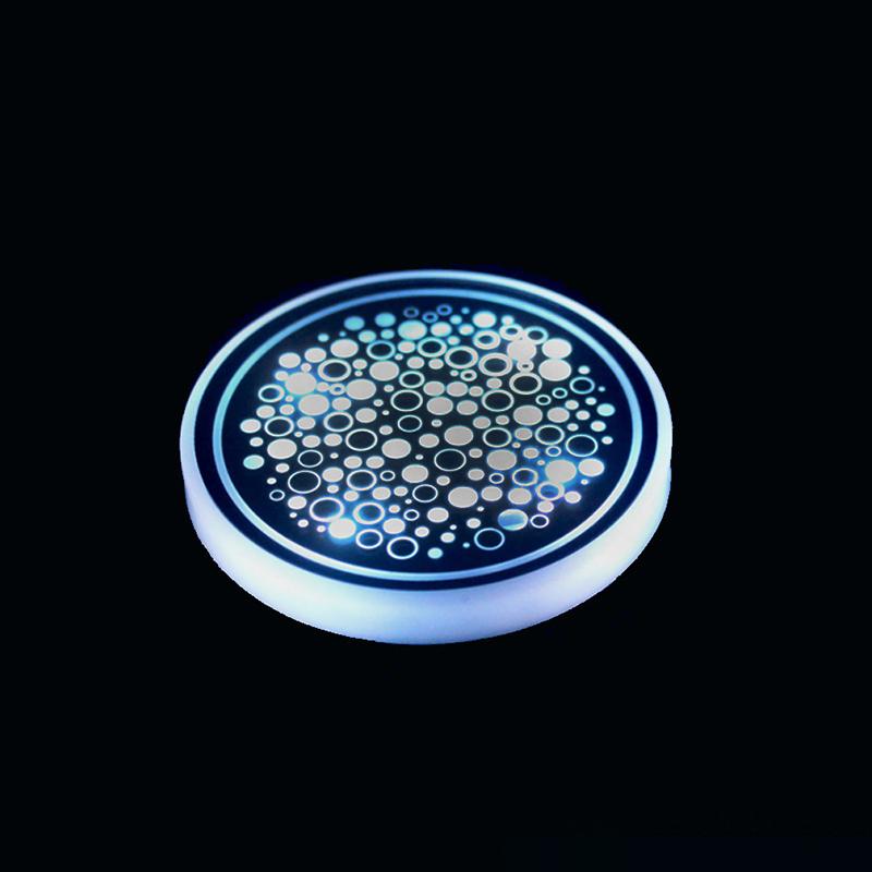 

1 шт. автомобильная подставка для чашки с 7-цветной светодиодной подсветкой, подставки для подстаканника, светящаяся автомобильная подставка для воды, универсальная для различных моделей автомобилей