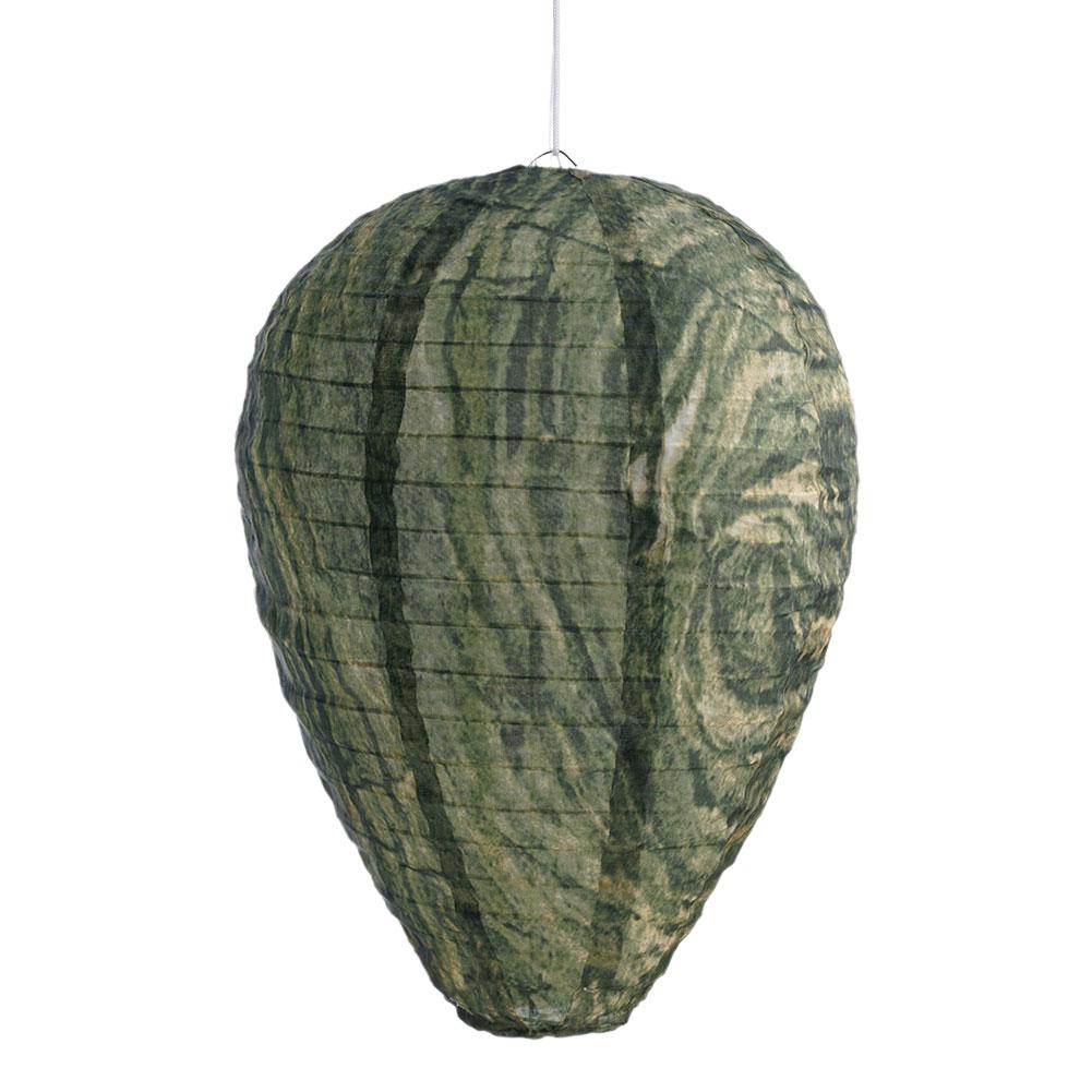 Hanging Wasp Nest Decoy Outdoor Waterproof Fake Wasp Insects Lantern Hornets Nest Nest Paper Decoy Drive Beehive Plastic De E2A0