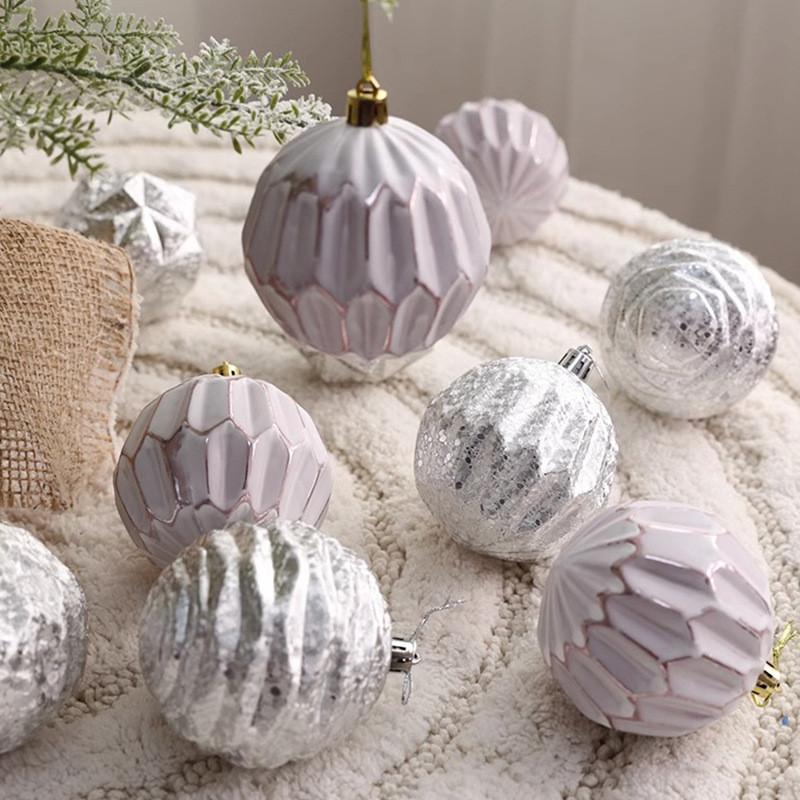 Ball Christmas Gift Indoor Pendant With Flash Decoration For Party And Tree
