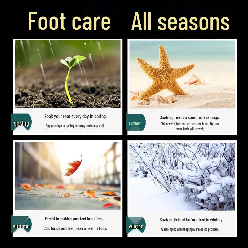 Mugwort Foot Soak Bag for Men & Women - Six Formulas Foot Bath Powder