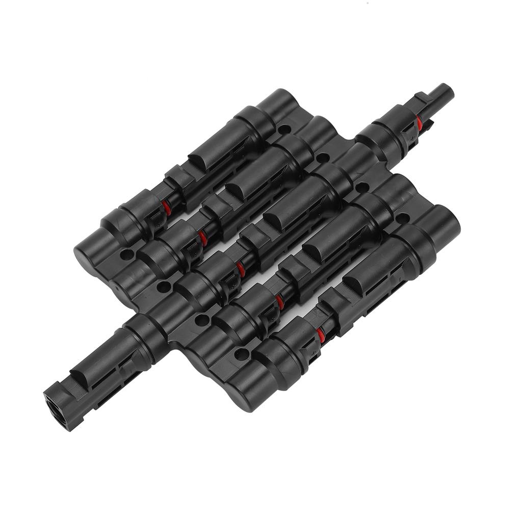 2PCS Branch Connector 5 to 1 Photovoltaic Cable Connecting Pipe for Solar Energy Panel Solar Branch Connectors Branch Connector