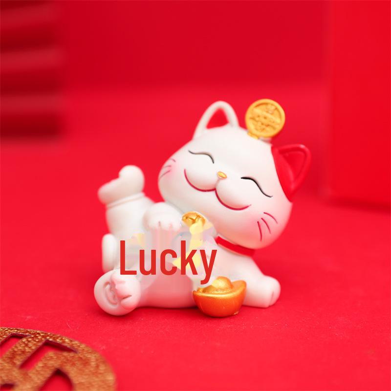 Personalized Desktop Cat Car Ornament - Center Console Doll Decoration
