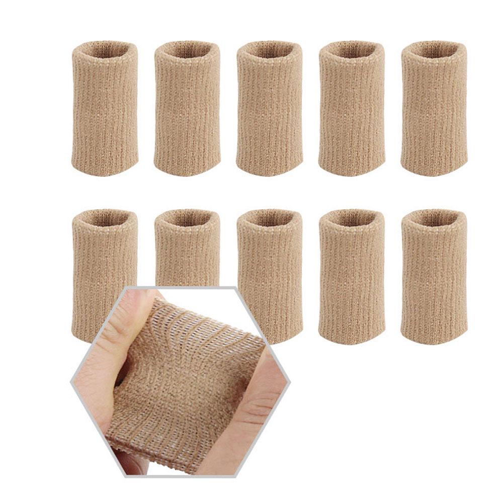 Tcare 10Pcs/Set Stretchy Sports Finger Sleeves Arthritis Support Finger Guard Outdoor Basketball Volleyball Finger Protection