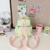 The Schoolbag Is High-value, Sweet, Cute, Transparent, Painful, and Versatile for Junior High School Students.