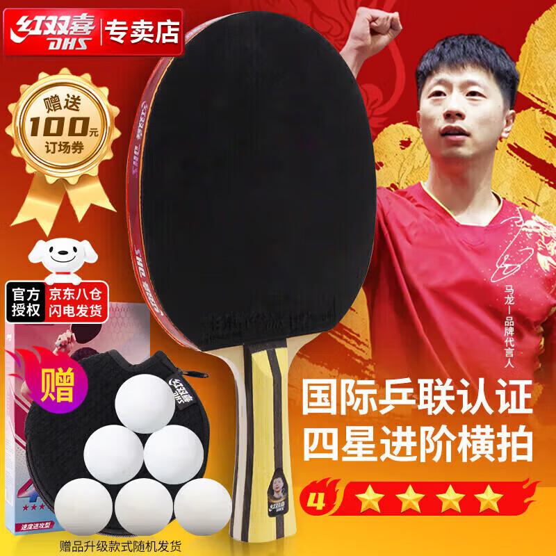 

DHS Hurricane 4-Star Table Tennis Racket